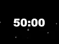 50 Minute Timer with Alarm Full Screen Minimalist Countdown - ClockUnit