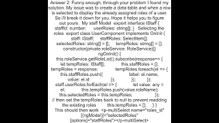 Angular2 component p-multiSelect Primeng