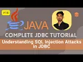 Prevent SQL Injection in JDBC Using PreparedStatement Part 17 Java Security Tutorial