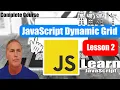 How to Create Page Elements JavaScript DOM Coding Example Lessons