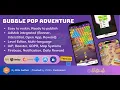 Bubble Pop Adventure - Admob Firebase Unity Complete Bubble Shooter Source Code