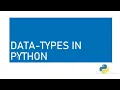 Data Types In Python in Twi Lesson 5