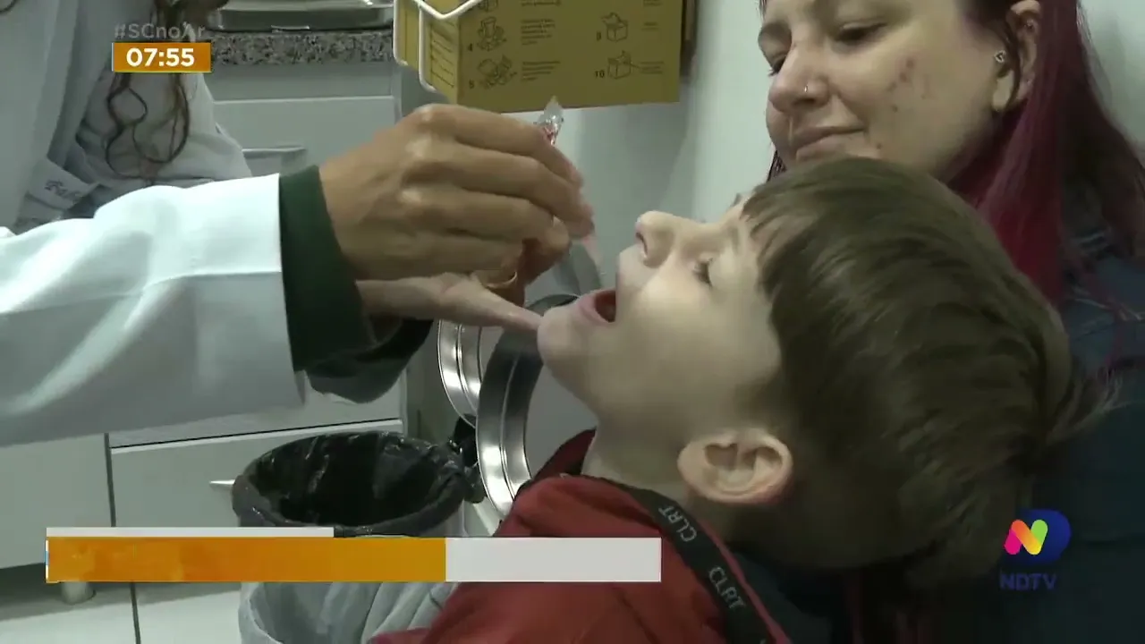 Pomerode atinge a cobertura total da vacinação contra a poliomielite