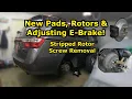 Honda Odyssey Rear Brake Replacement Rotor Pads E-Brake Full DIY Step-by-Step