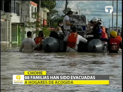 88 familias han sido evacuadas a hogares de acogida
