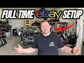Full eBay Warehouse Tour Selling Used Auto Parts on eBay