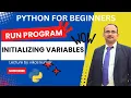 Initializing variables with different data types Python Tutorial for Beginners Print Function