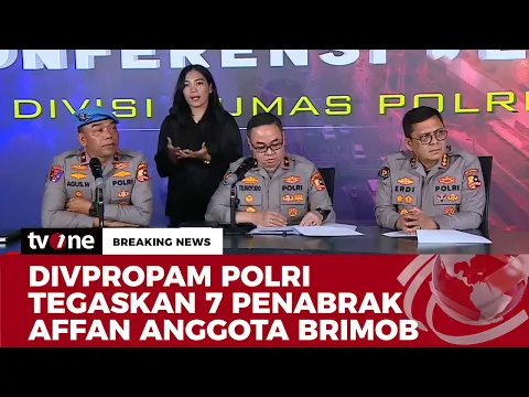 Ditanya 7 Penabrak Affan, Divproram Polri Sebut Mereka Anggota Brimob