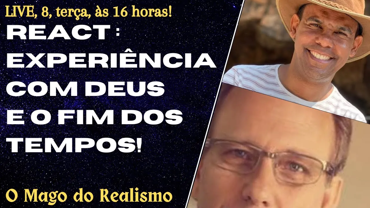 REACT - Experiência com DEUS e o fim dos TEMPOS! #LamartinePosella #RodrigoSilva