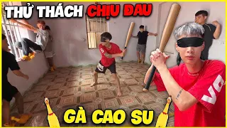 Đức Mõm | THỬ THÁCH CHỊU ĐAU, Bịt Mắt Gắn Gà Cao Su Cười Sặc Cơm !!!