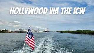 Going down the ICW to Hollywood on a Water Taxi | Boating Journey