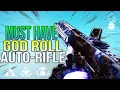 This NEW GOD ROLL AUTORIFLE is Low Key TOP TIER Get This GOD ROLL LODBROK-C NOW Destiny 2