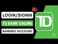 How to Login TD Bank Online Banking Sign In TDBank com