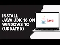 How To Install Java Jdk 18 On Windows 10 Updated