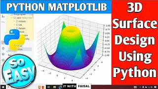 Create Stunning 3D Surface Plot in Python with Matplotlib In Just 10 Lines