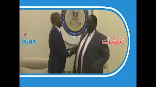 دكتور الهادي إدريس يصل العاصمة جوبا 