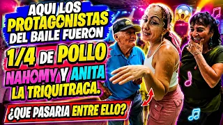Aqui Los Protagonistas del Baile Fueron Nahomy,  1/4 de Pollo y La Triquitraca Anita Miralos