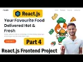 Create a Responsive Navbar in React js Food Website Project - Part 4 React Frontend