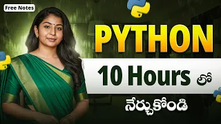 Python Full Course in Telugu Zero to Hero by Rupa one shot 10 HOURS Female Tech