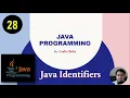 Identifiers in java programming Java Tutorial in Hindi part-28