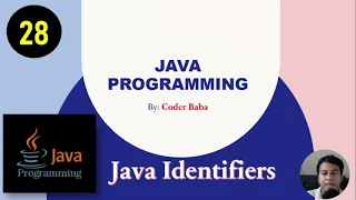 Identifiers in java programming Java Tutorial in Hindi part-28