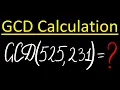 Greatest Common Divisor GCD Eulcidian Algorithm part 2 Theory of Divisibility Number Theory