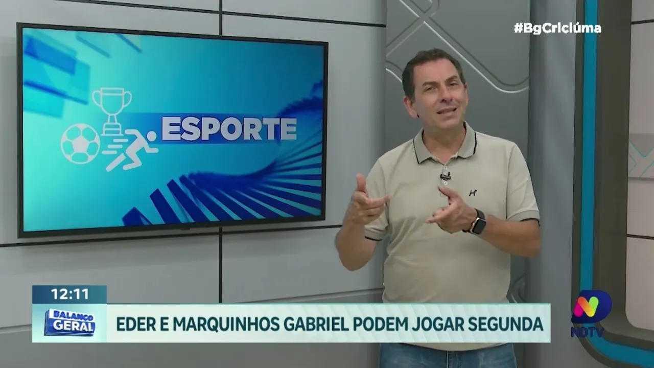 Renato Semensati: Criciúma pode abrir 7 pontos na liderança do Catarinense