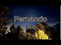 FERNANDO by ABBA (lyrics)