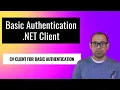 How to implement Basic Authentication client in C NET
