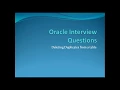 Oracle SQL Interview Questions Delete duplicate records