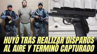 Capturan a hombre tras realizar disparos al aire en La Libertad Oeste