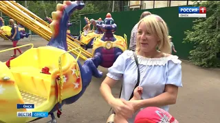 Новый аттракцион установили в парке 30-летия ВЛКСМ