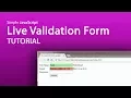 JavaScript Live Form Validation Tutorial