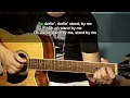 Stand by me - Ben E. King (Acoustic karaoke)