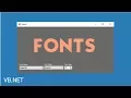 VB NET - Add installed system fonts to a combobox
