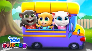 Road Trip Chaos 🚌🤣 My Talking Tom Friends Gameplay