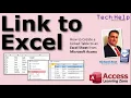 How to Link Microsoft Access to a Microsoft Excel Workbook to Read Live Data without Importing