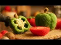 Making Pasta But Everything is Made of Wool | Cozy Stop Motion Cooking