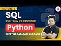 what is sql sqlite db browser Python Programming Full Course Coding Adda247