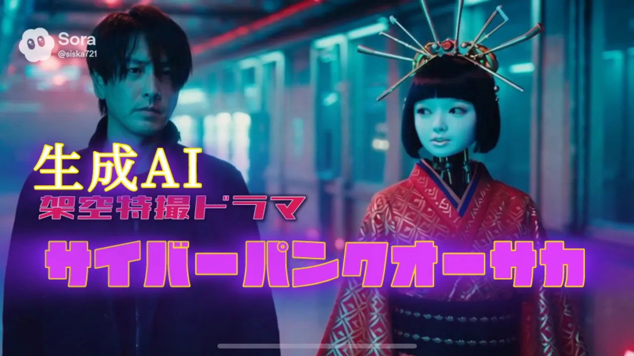 架空ドラマ「サイバーパンクオーサカ」シーズン1主題歌「city in aquarium」TVsize.ver