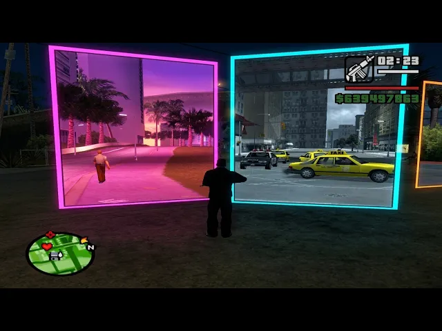 portals between gta III, vice city and san andreas