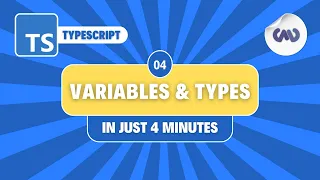 TypeScript Tutorial Variables and Simple Types in Just 4 Minutes