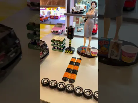 Speed Bump Challenge! 🚗💥 1:24 Model Car #automobile #bumping #car #toys