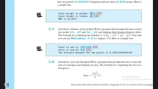 Introduction To Java Programming - Exercise 2 16b