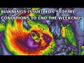Download Lagu Warnings Issued for Stormy Conditions to End the Weekend! 12th September 2025