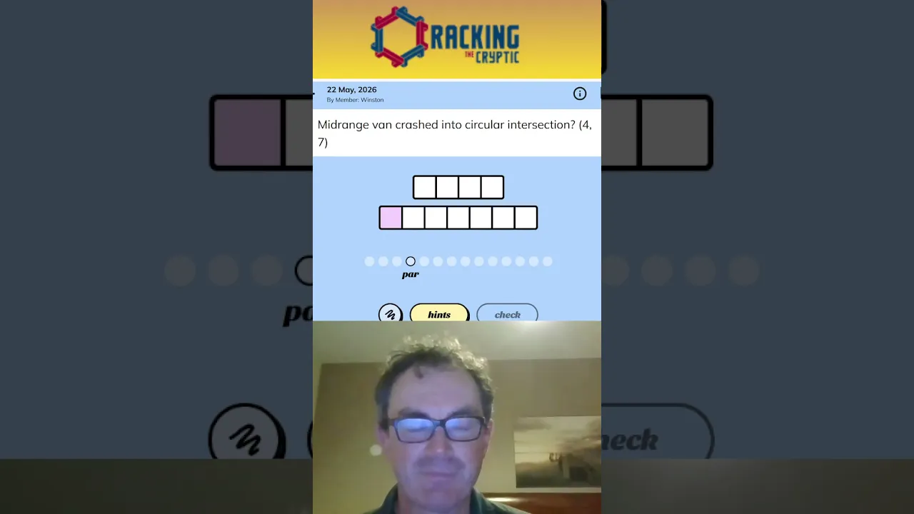 MinuteCryptic in a Minute - 22 May 2026 -4?!!