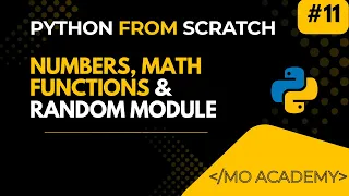 Python Numbers Math Functions Random Module Explained Beginner Guide 2025 2026 MO Academy