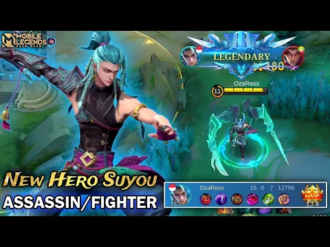 Download MP3 New Hero Suyou Gameplay - Mobile Legends Bang Bang