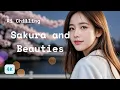 Lagu [4K] Sakura and beauties 桜とキレイなおねえさん LB24 ｜[Ai girl art lookbook]