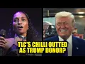 WATCH TLC s Chilli SCRAMBLES After Trump Donation Backlash